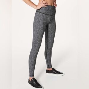 Size 4 Lululemon Wunder Under Hi-Rise Tight *25"
Heathered Black
